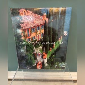 Slim Arron’s La Dolce Vita hard cover book new in cellophane wrap